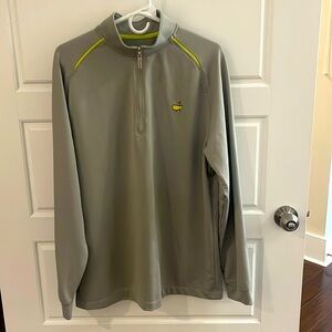 Men’s Masters golf performance half-zip sweater
